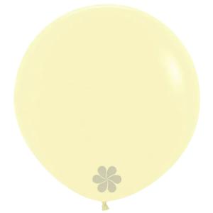 XXL_Ballonnen_Pastel_Matte_Yellow_91cm___2st
